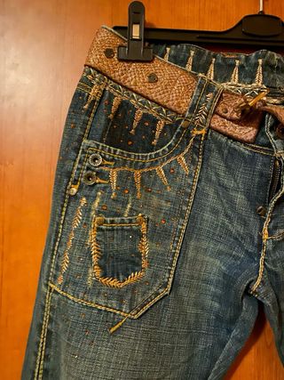 Jeans Ermanno Scervino Vintage Ricamati