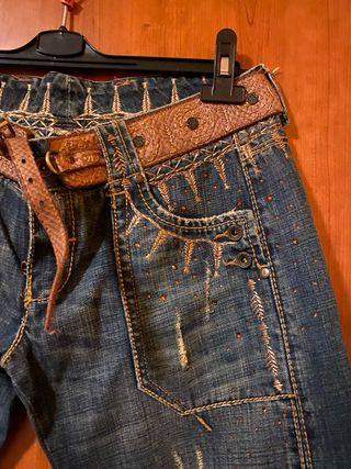 Jeans Ermanno Scervino Vintage Ricamati