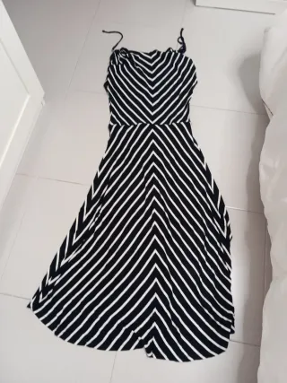 Vestido largo rayas talla 40