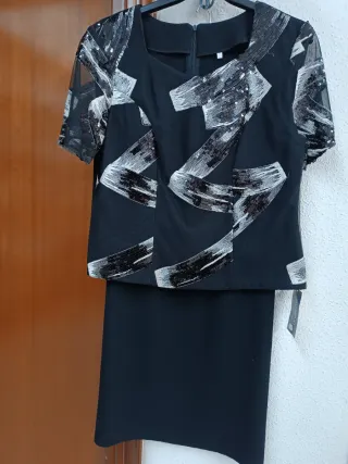 Conjunto falda y top señora T.46