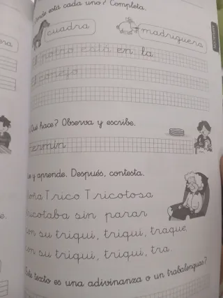 Cuaderno actividades lengua 1primaria