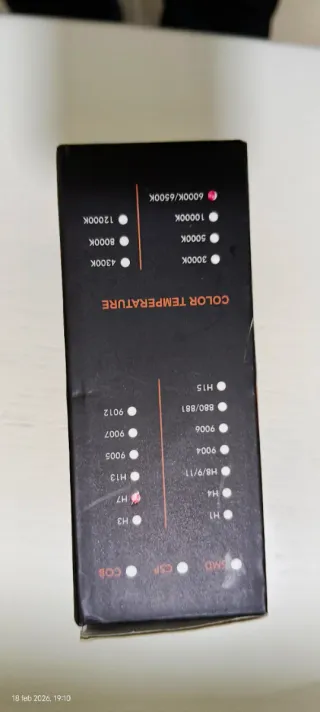 Kit 2 Bombillas LED H7 6000K