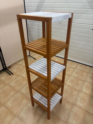 Estantería de madera 4 baldas