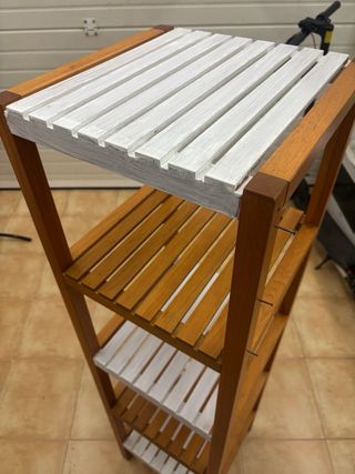 Estantería de madera 4 baldas