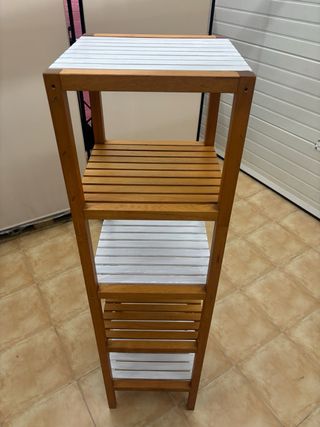 Estantería de madera 4 baldas