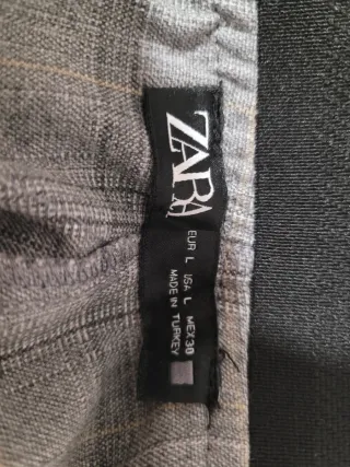 Pantalón de cuadros con goma