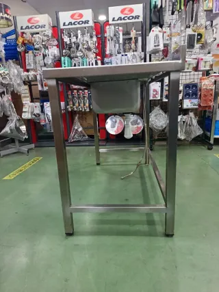 Fregadero Industrial 1 Cuba + Escurridor