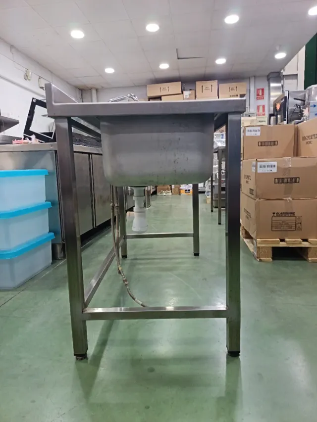 Fregadero Industrial 1 Cuba + Escurridor