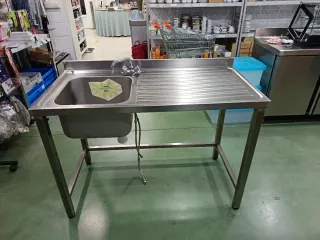 Fregadero Industrial 1 Cuba + Escurridor