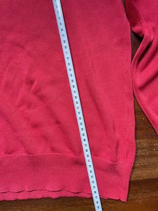 Jersey Tommy Hilfiger V-Neck Rojo Talla L