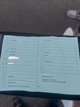 Vespino XE Elestart Blanca