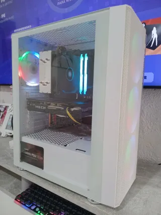 PC Gaming Ryzen 5 5500 16gb Ram Rx 6600 8gb gddr6