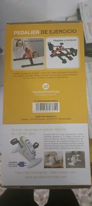 Pedalier de ejercicio plegable