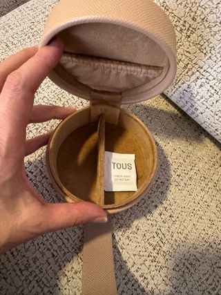 Joyero Tous Circular Marrón