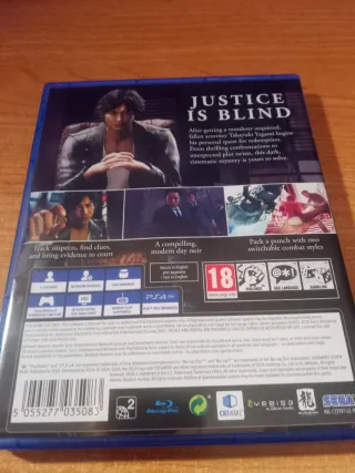 Videojuego PS4 Judgment SEGA