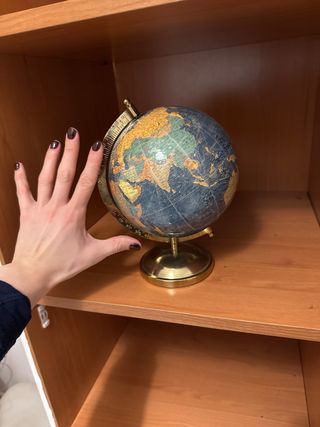 Mini globo terráqueo decorativo