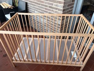 Cuna Bebé Ikea con Colchón