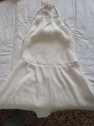 Vestido blanco halter