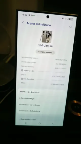 Samsung Galaxy S24 Ultra Gris Titanium AI