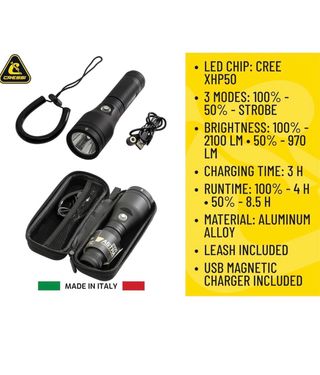 Linterna Cressi Astra 2100