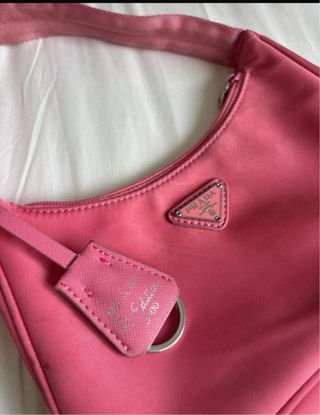 Bolso Prada Nylon Rosa