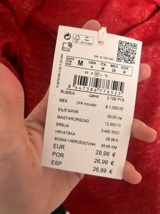 Camiseta elegante roja