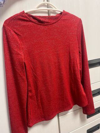 Camiseta elegante roja