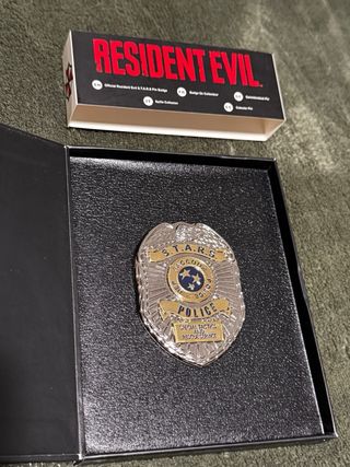 Placa Resident Evil S.T.A.R.S. Nueva