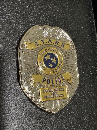 Placa Resident Evil S.T.A.R.S. Nueva