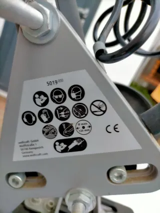 Soporte + amoladora 115mm