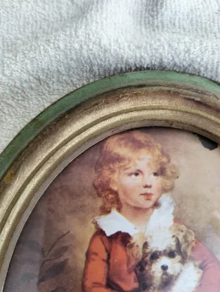 Quadro vintage Master Simpson 21x16 cm