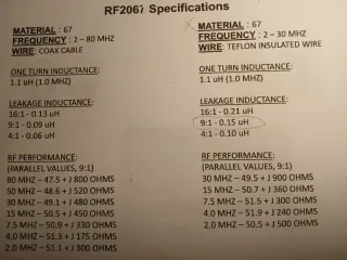 Trasformatori HF Radioamatori