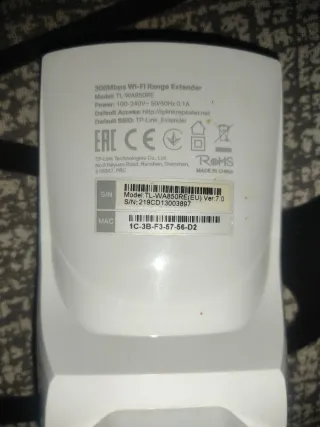 Amplificador de Señal WiFi TP-Link