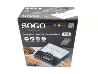 G112061-1 Sandwichera Sogo SS-1866 3 en 1