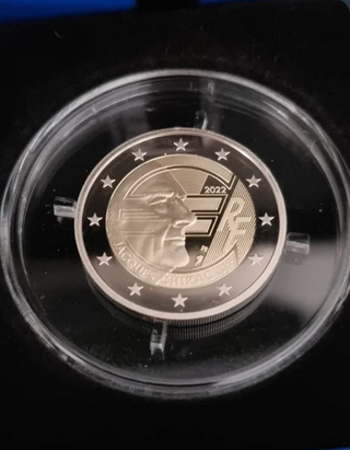 2 Euros Francia 2022 Proof Jacques Chirac