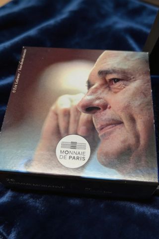 2 Euros Francia 2022 Proof Jacques Chirac