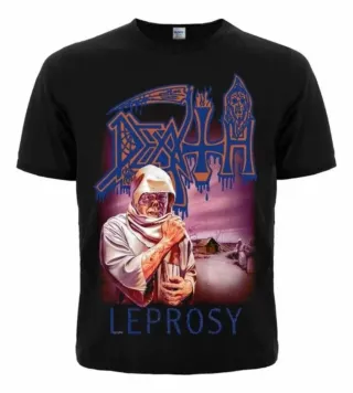 Camiseta Death Leprosy, doble estampado