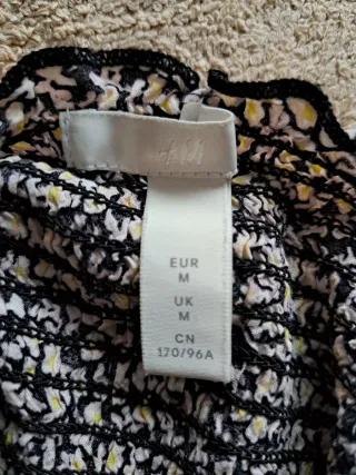 Blusa floral manga abullonada talla única