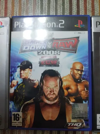 Juego PlayStation 2 WWE SmackDown vs RAW 2008 PS2