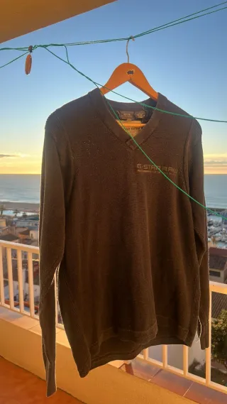 Jersey G-Star RAW hombre gris