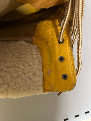 Botín camel con forro de borreguito