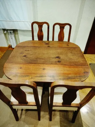 Mesa de comedor rústica