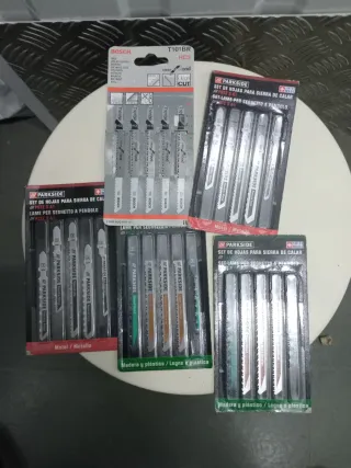 Hojas para sierra de calar Parkside y Bosch