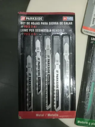 Hojas para sierra de calar Parkside y Bosch
