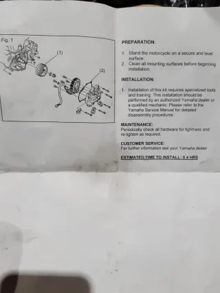 Volante Inercia Yamaha YZF 450 GYTR 2014/2017