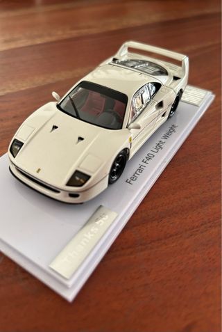 Ferrari F40 Lightweight Kyosho White Pearl 50 Year