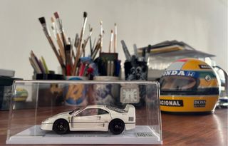 Ferrari F40 Lightweight Kyosho White Pearl 50 Year