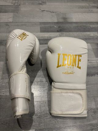 Guantes Boxeo Leone 1947 Blancos