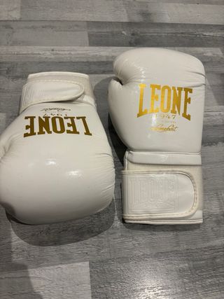 Guantes Boxeo Leone 1947 Blancos