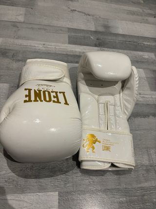 Guantes Boxeo Leone 1947 Blancos